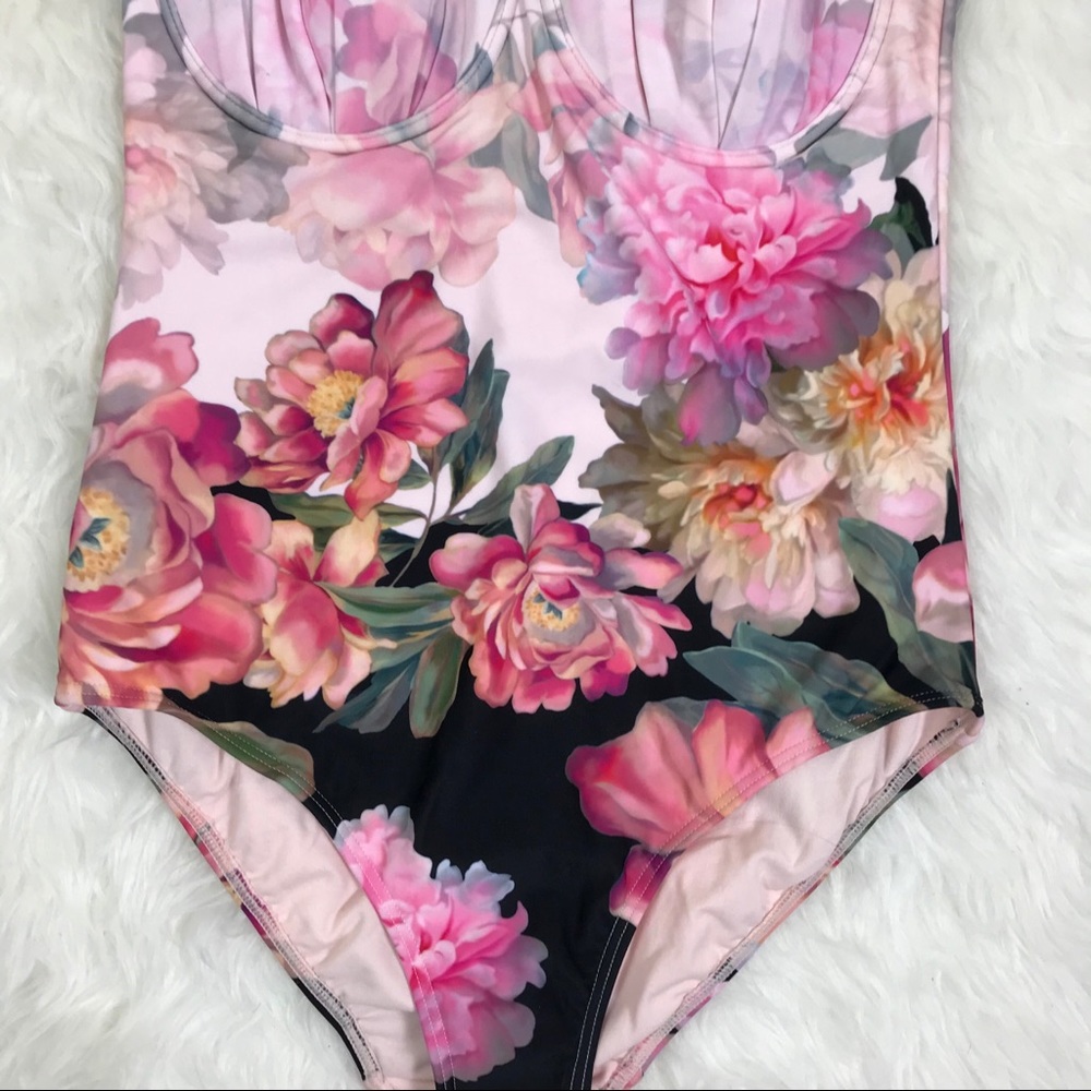Ted Baker Adanna floral swimsuit - Picture 6 of 10